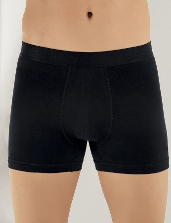 6 LI Paket Şahinler Likralı Boxer Siyah ME031