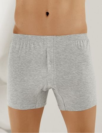 Şahinler Penye Düğmeli Boxer Gri ME010