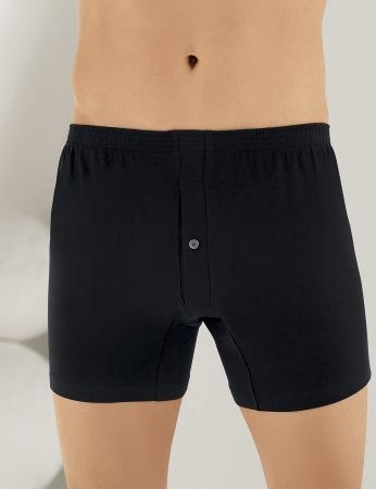 Şahinler Penye Düğmeli Boxer Siyah ME010