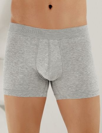 Şahinler Likralı Şahinler Yazılı Torbalı Boxer Gri ME031
