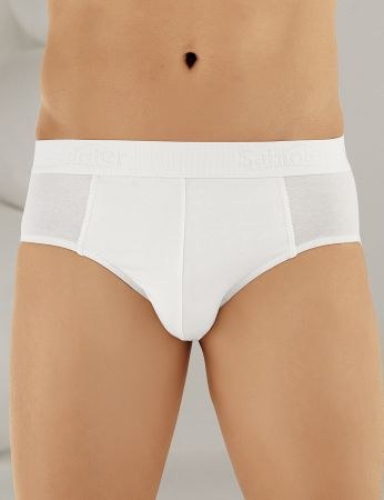 Şahinler Erkek Likralı Süprem Külot Slip Beyaz ME063