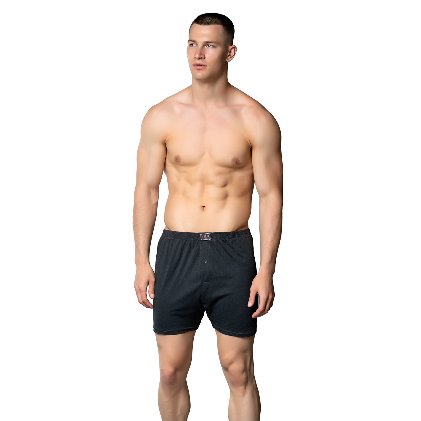 Sedef 1094 Erkek Penye Düz Renk Boxer