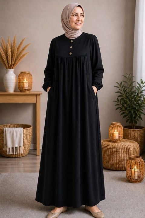 Begonya Anne Elbise Cepli - Siyah