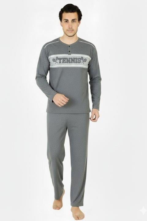 Erkek Uzun Kol Süprem Pijama Takım 885 -Hfz