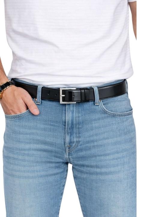 Lüks Battal Erkek Kemer 3.5 Cm - Siyah