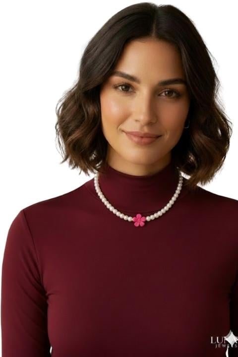 Pembe Çiçekli