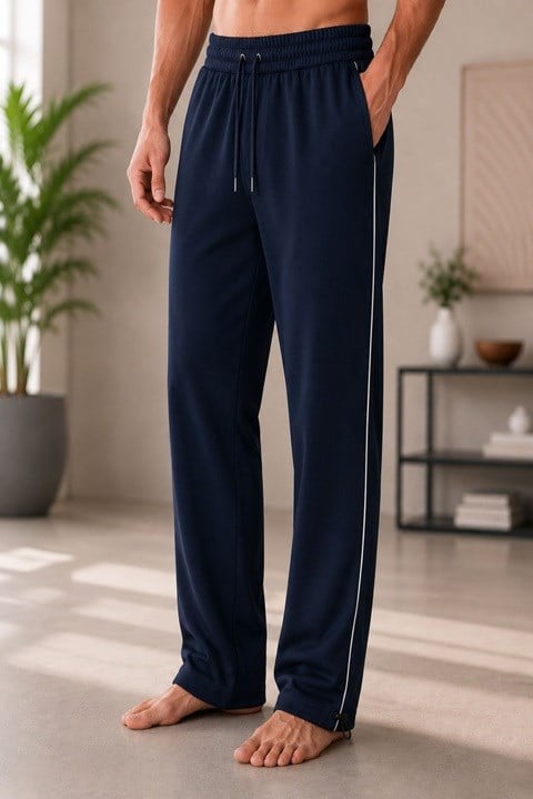 Erkek Baggy Stoperli Eşofman Altı - Lacivert