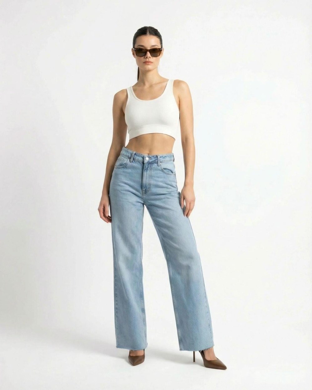 7469 Kot Pantolon-Light Blue