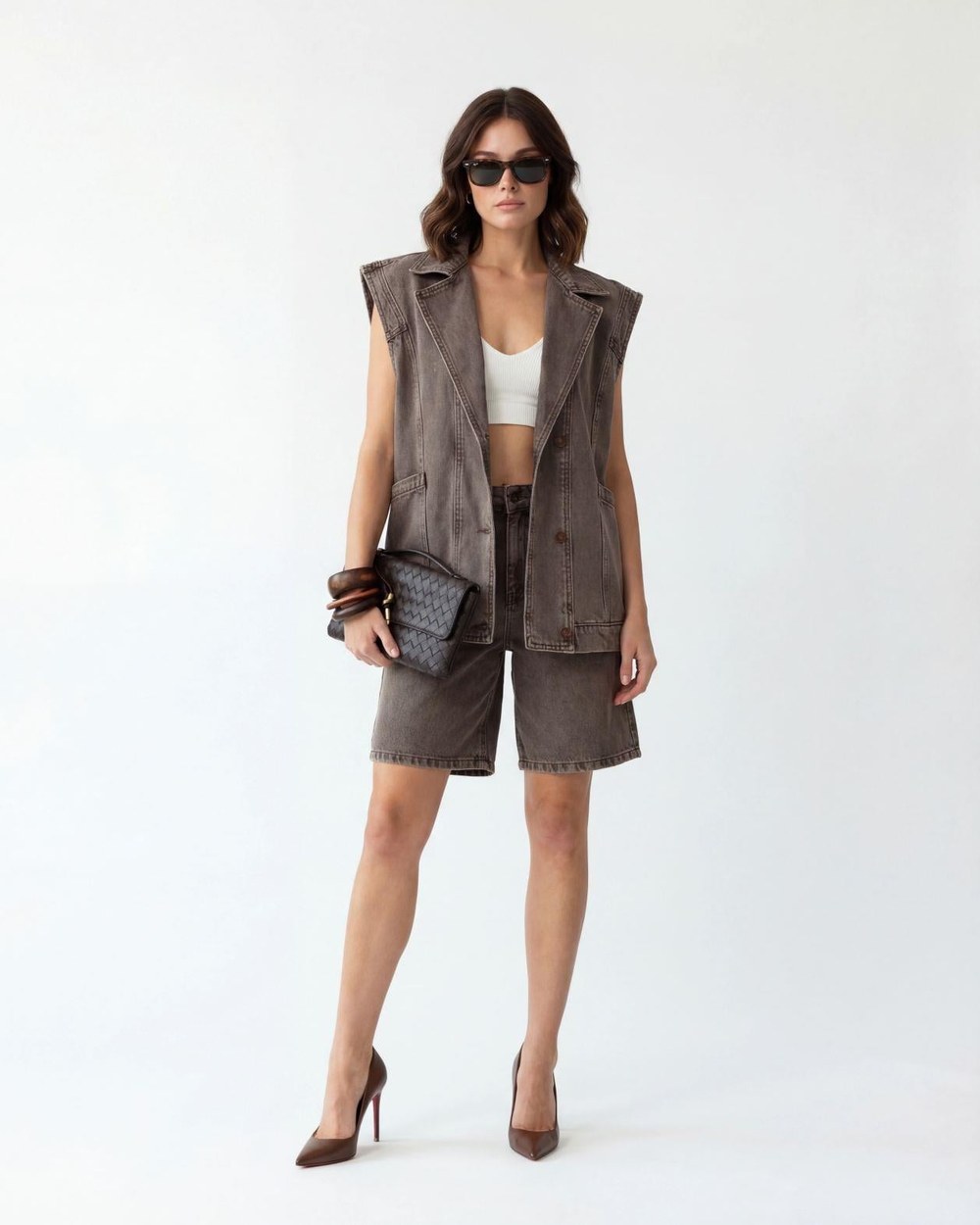 7491 Kot Yelek-Light Brown