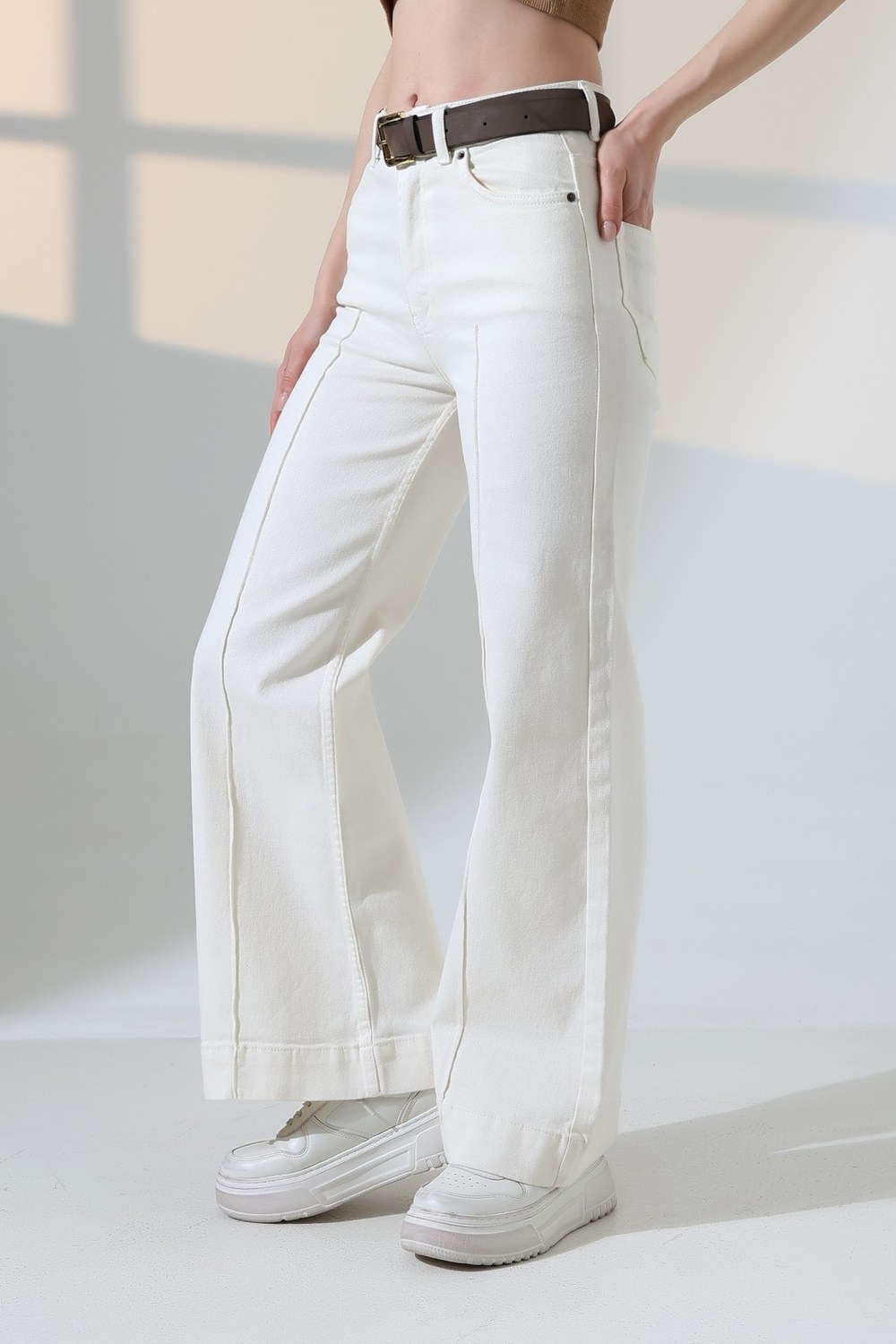 Çımalı Kot Pantolon 7163 Naturel