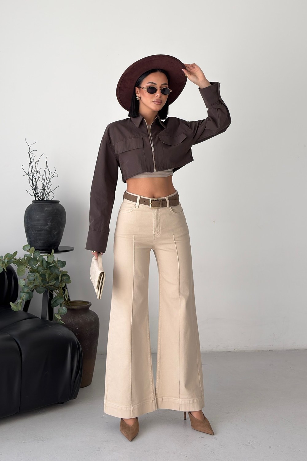 Çımalı Kot Pantolon 7163 Taş