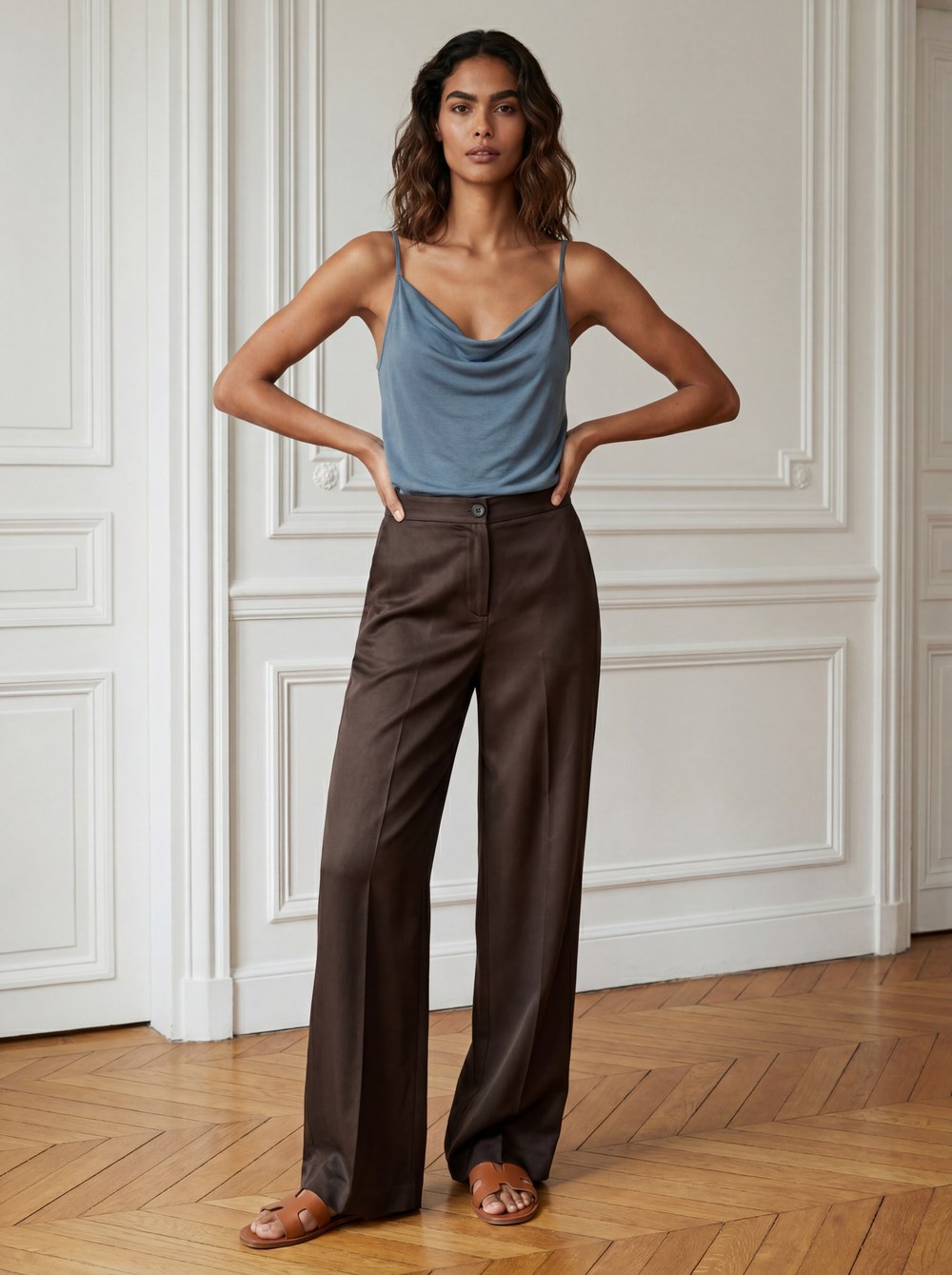Nıl Tencel Pantolon