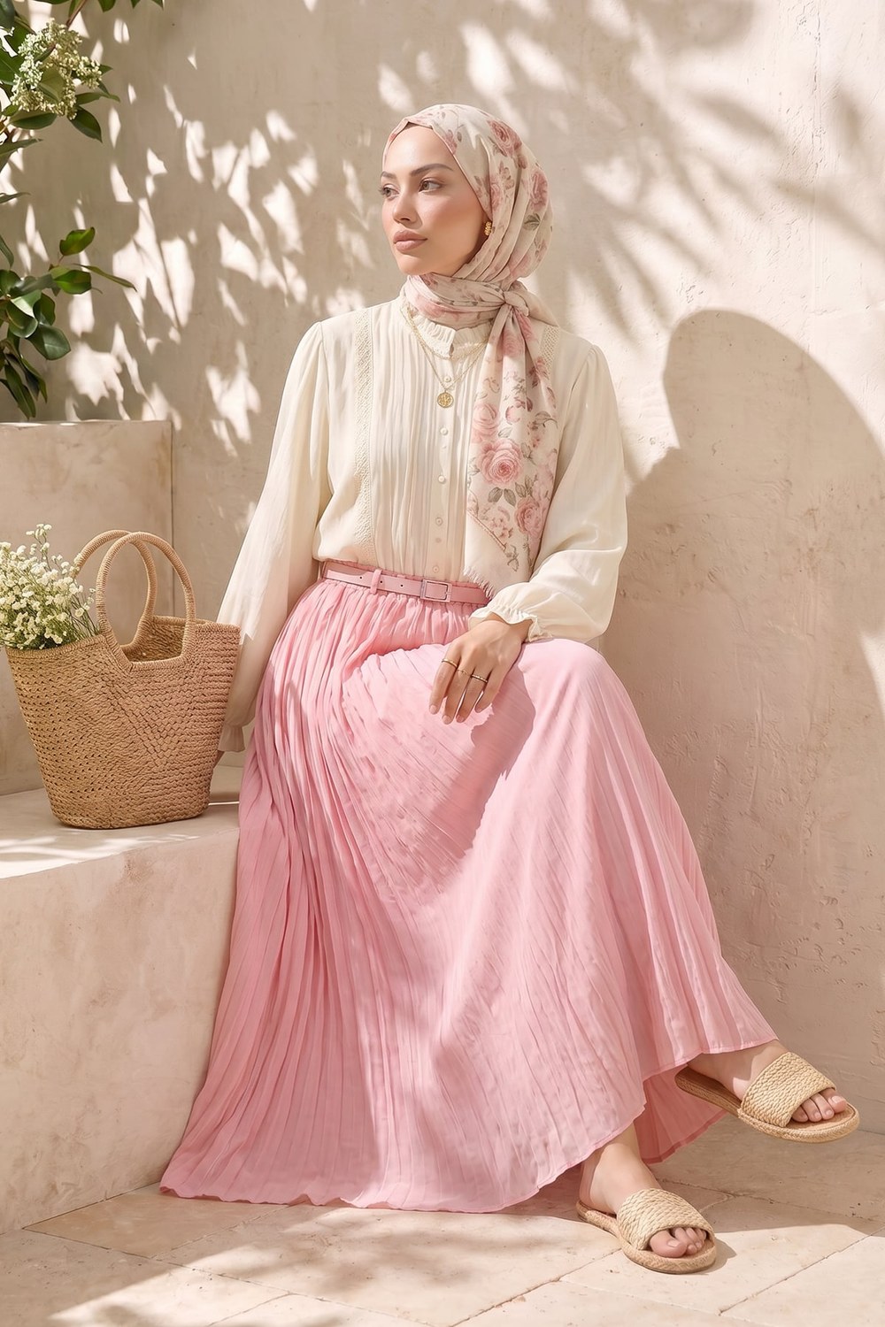 Astarlı Kraş Etek 260148 - Pembe